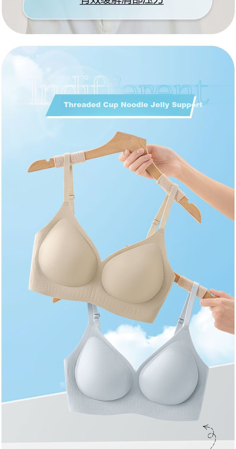 GRACEWELL Foundation Liquid Invisible Bra for Women Small Bust Enhancing Push-Up Wireless Thin Bra with Side Support and Lift 4
