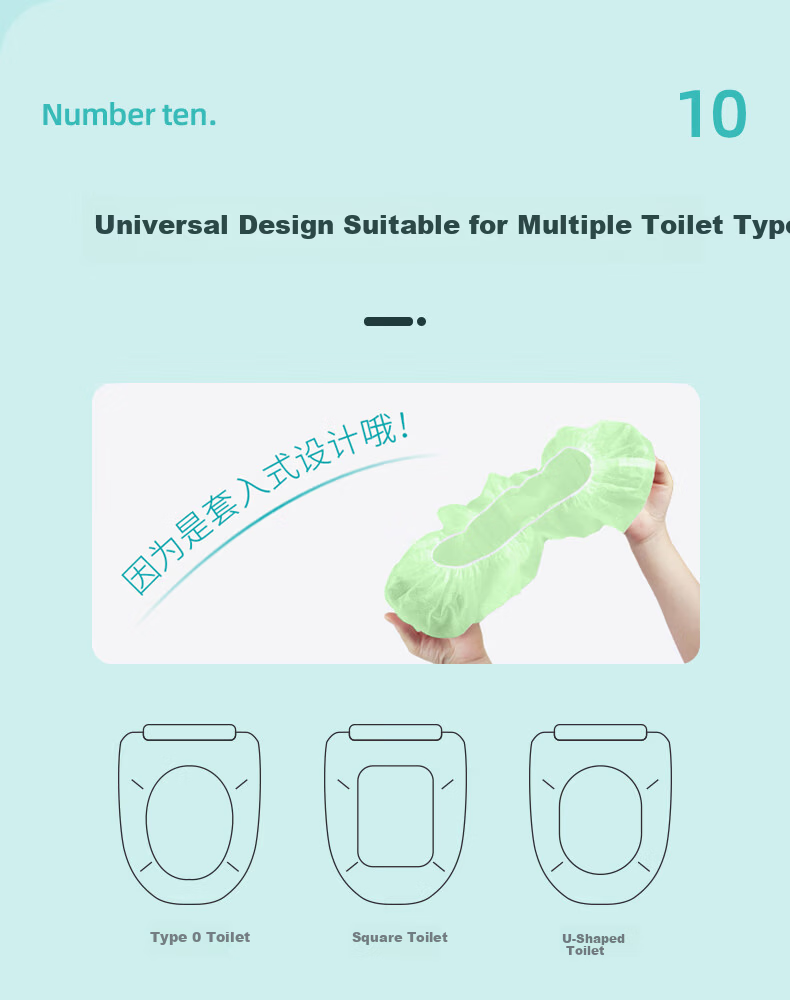 Briars Disposable Toilet Seat Covers, Extended And Thickened, Individually Wrapped, Portable Travel Sanitary Toilet Seat Protectors, 40 Pieces Per Pack 12