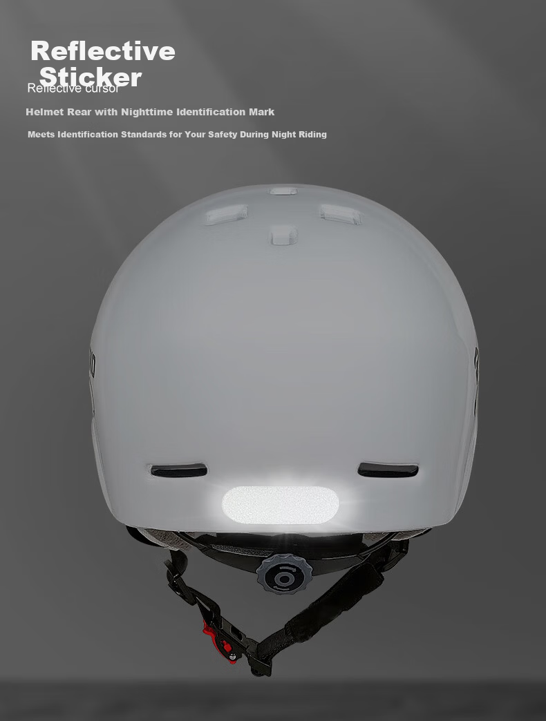FEIKO 3C Certified Electric Vehicle Helmet Motorcycle Helmet Four-Season Half Helmet Safety Cap Unisex Commuter Electric Scooter White L 6