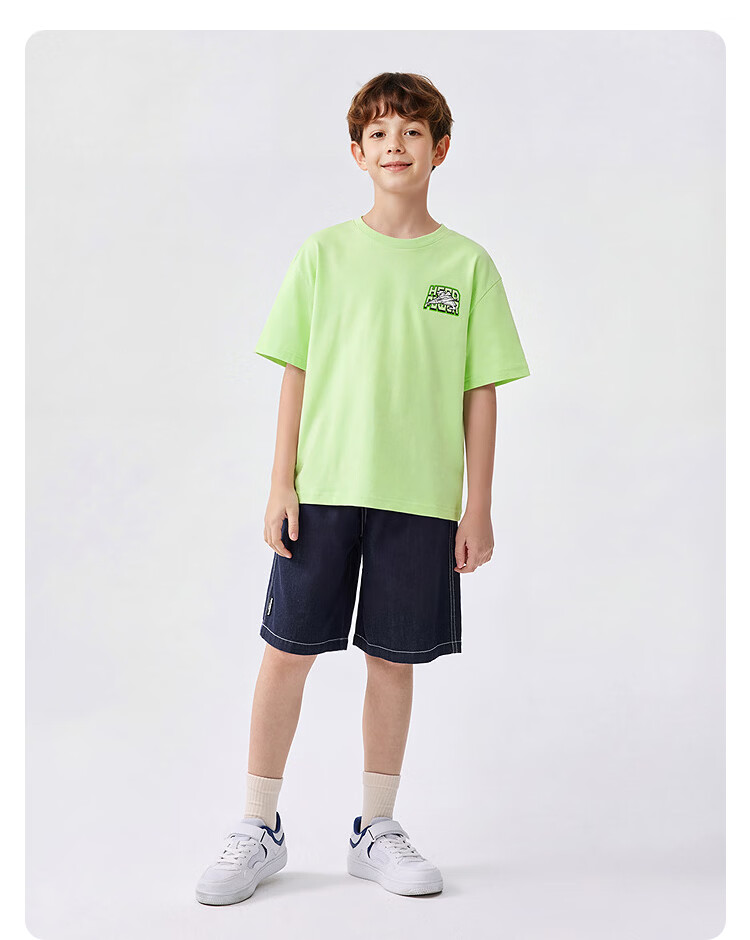 BALABALA Children's Clothing, Boys' Short-Sleeve T-Shirt, 2026 New Summer Style, Quick-Dry Moisture-Wicking Undershirt, Youth Mecha Desig 8