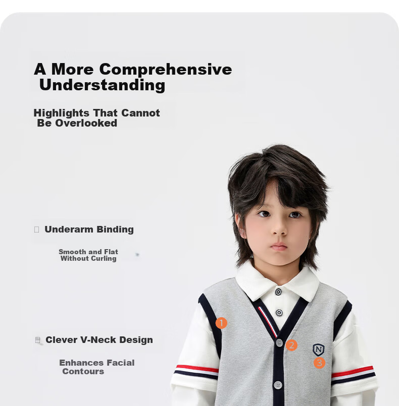 Nubiwow Boys' Spring Vest Outerwear Children's Waistcoat Big Kids Spring Vest British Style Fashionable Boys' Sleeveless Jacket 9