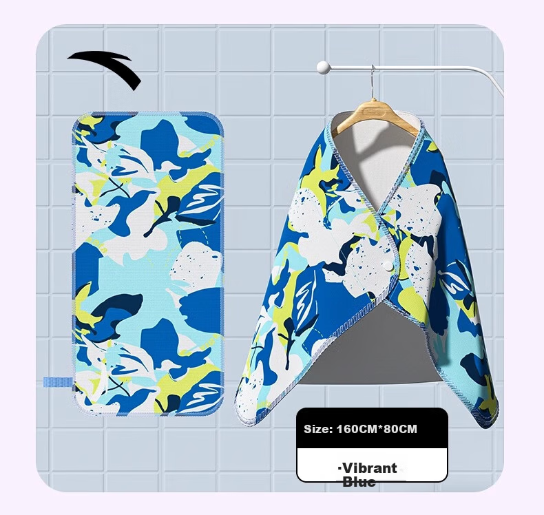 ANTA Quick-Dry Swimming Towel Absorbent Bath Towel for Women Spa Robe Beach Towel Adult Men Sports Towel 12