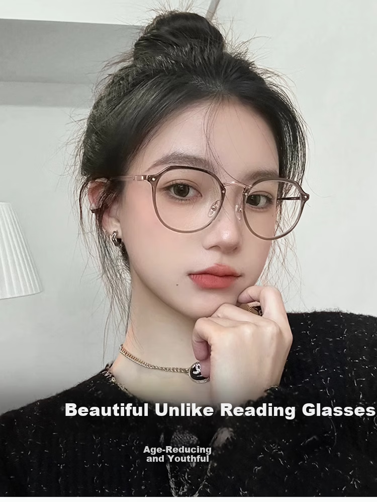 Bertha Stylish HD Blue Light Blocking Auto-Focus Progressive Reading Glasses for Women 1
