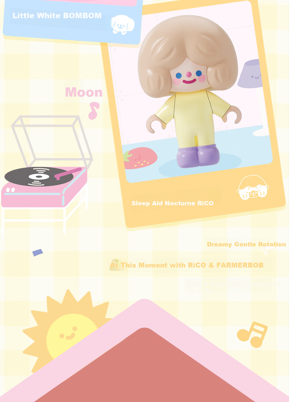 Moonlight Society x RiCO Unicorn Music Box Toy Trendy Gift Set for Girls Birthday 14