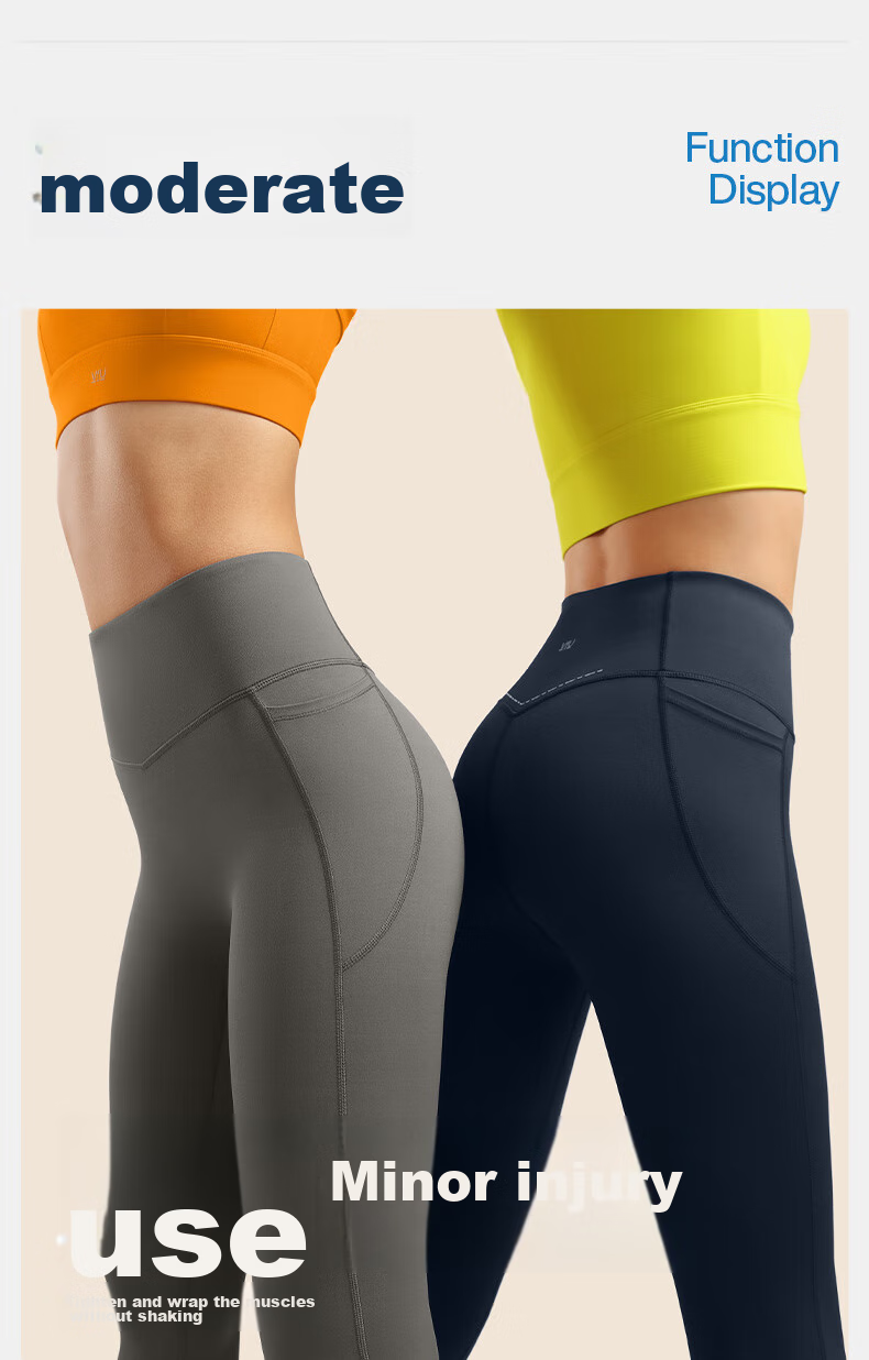 VFU No Embarrassment Line Xingqing Yoga Pants High-Waisted Butt-Lifting Outdoor Running Fitness Workout Pants, Black, XL 8