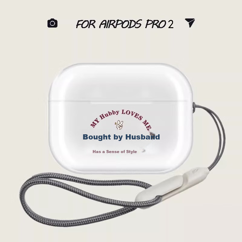 Beiyipin Cute Protective Case for AirPods Pro 2 Transparent Earphone Cover Compatible with Apple AirPods Pro Second Generation 7