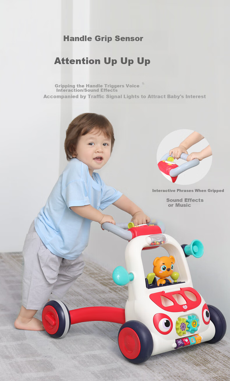 HUILE TOYS Infant Newborn Baby Walker Toy Toddler Boys Girls Birthday First Year Gift 21