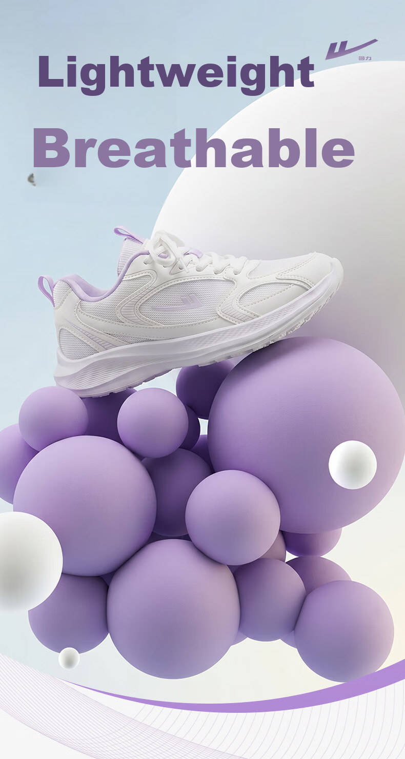 Warrior Women's Sports Shoes 2026 New Summer Breathable Soft Sole Running Shoes White Size 39 1