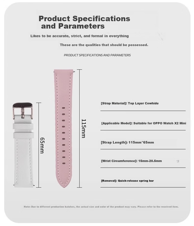 Iboann Magnetic Woven Nylon Strap for OPPO Watch X3/X2 Mini, Compatible with OPPO Watch X2 Mini, Breathable Loop, Suitable for Huawei GT5/GT4 Women's Models, 18mm 5