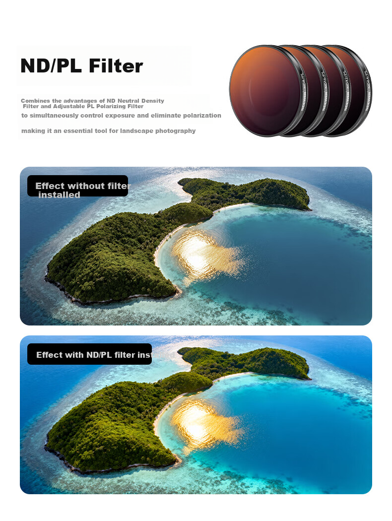NEEWER DJI Osmo Nano UV Filter Landscape Photography UV Protection Filter for Osmo Nano Action Camera 13
