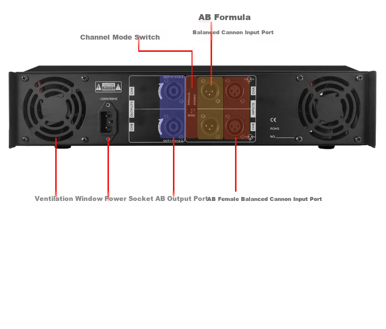 Shuledi KA-550 Domestic Amplifier, Integrated Amplifier, Power Amplifier for Conference, Home Theater, Karaoke, KTV, Stage, Fiber Optic, Coaxial, USB, Anti-Loudness, 600W 10