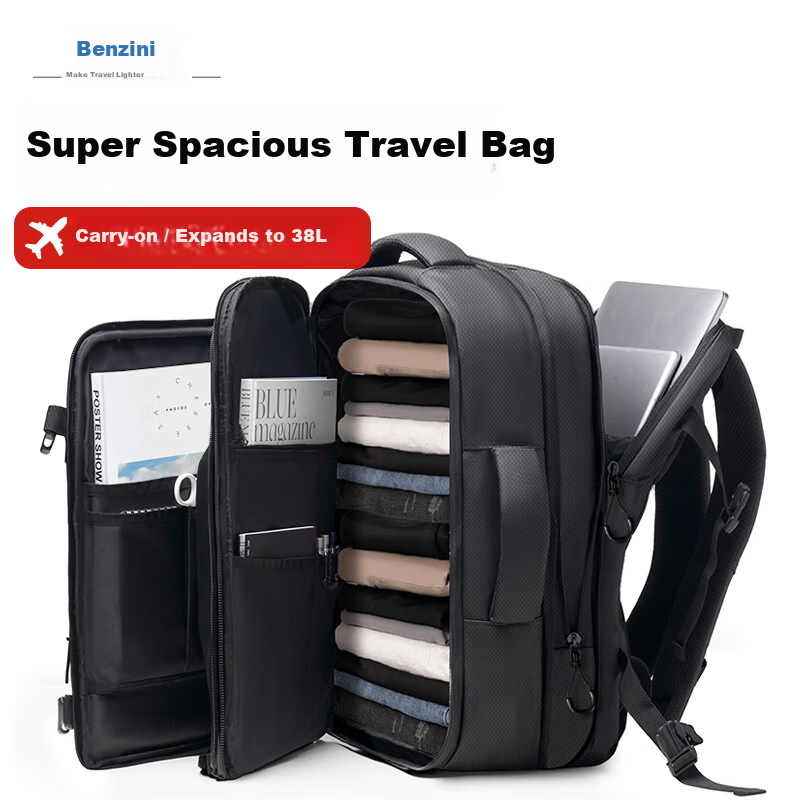 Banjeni Travel Backpack Large Capacity Sports Business Outdoor Laptop Bag Luggage Bag for Men and Women