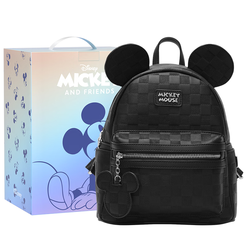 Disney Handbag, Women's Backpack, Fashionable Teenage Girl Backpack, Birthday Gift for Women, Gift Box Packaging