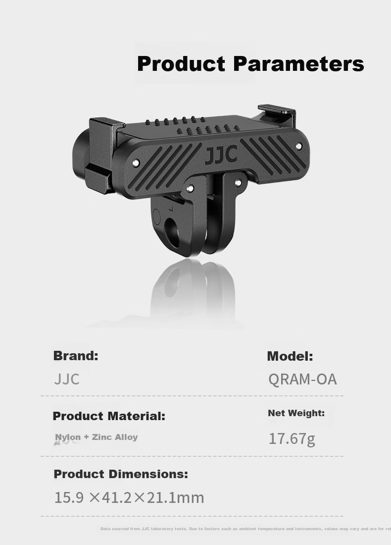 JJC Magnetic Base for DJI Action 5 Pro Quick Release Adapter for Action 4/3 DJI Osmo 360 Sports Camera Accessories (Random New or Old Version) 7