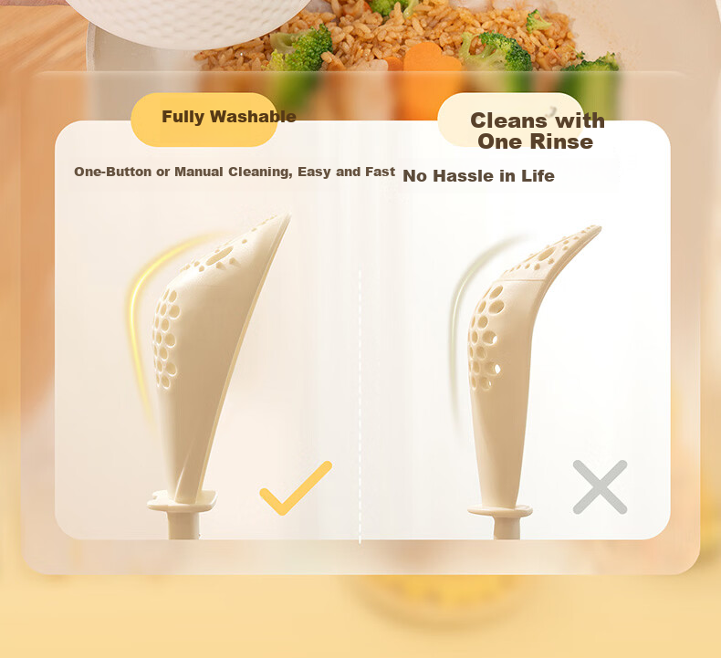 Easy Your Home Multifunctional Cooking Spoon Strainer Baby Food Supplement Tool Food Grade Drainage Spoon Kitchen Skimmer 9