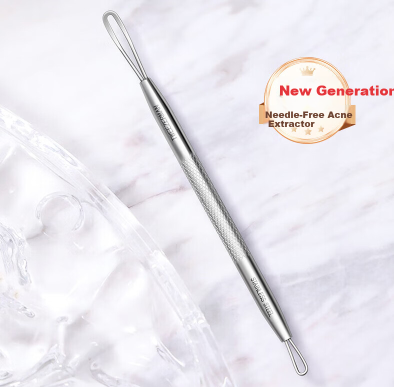 Tweezerman Imported Blackhead Remover No-Needle Design Whitehead Extractor Acne Pimple Tweezer Gift 3