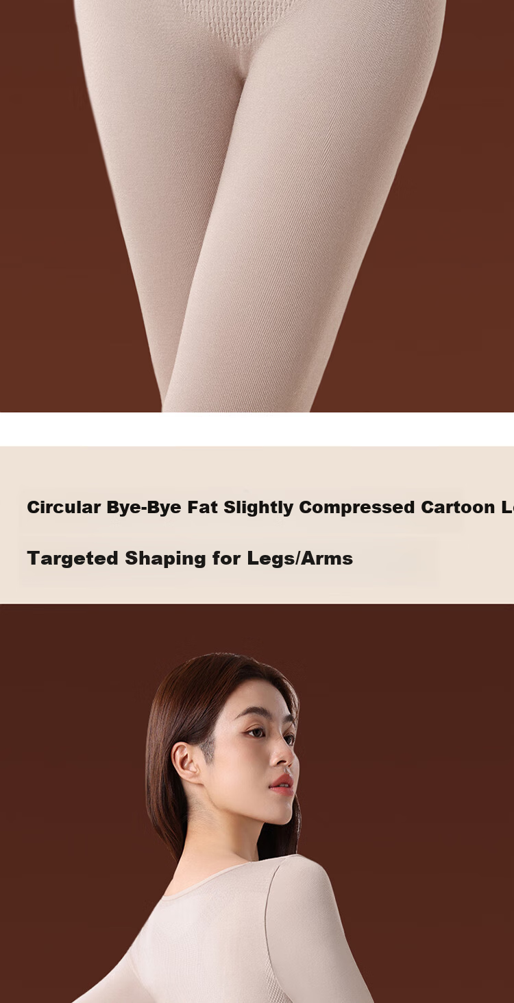 GUJIN Women's Cashmere Thermal Fleece-Lined High-Waist Seamless Shaping Butt-Lifting Slimming Thermal Leggings for Autumn and Winter 6