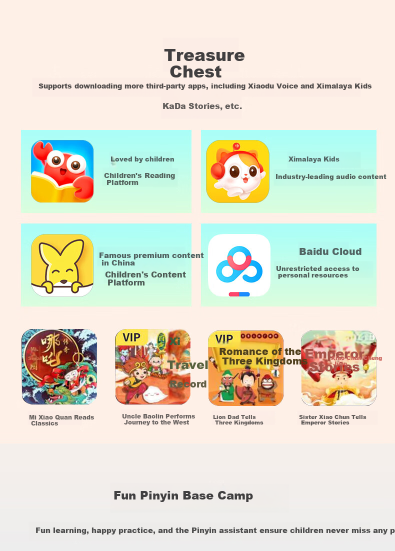 Xiaodu K1 Listening Treasure English Listening Portable Device Synchronized Textbook Memorization Tool Ear Training Pocket Learning Machine Large Screen for Primary, Middle, and High School Vocabulary 11
