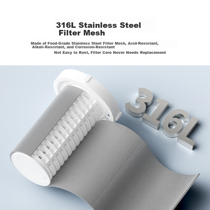 XiaoZhi Pre-Filter 6.7T/H Backwash 40 Micron High-Flow Whole House Water Filter QJ01