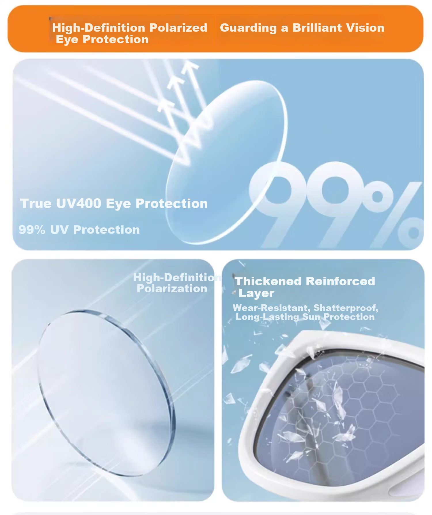 Kigo [Shen Yue Same Style] 2025 Polarized Outdoor UV Protection Kids Sunglasses Zebra White (6-12 Years) 4