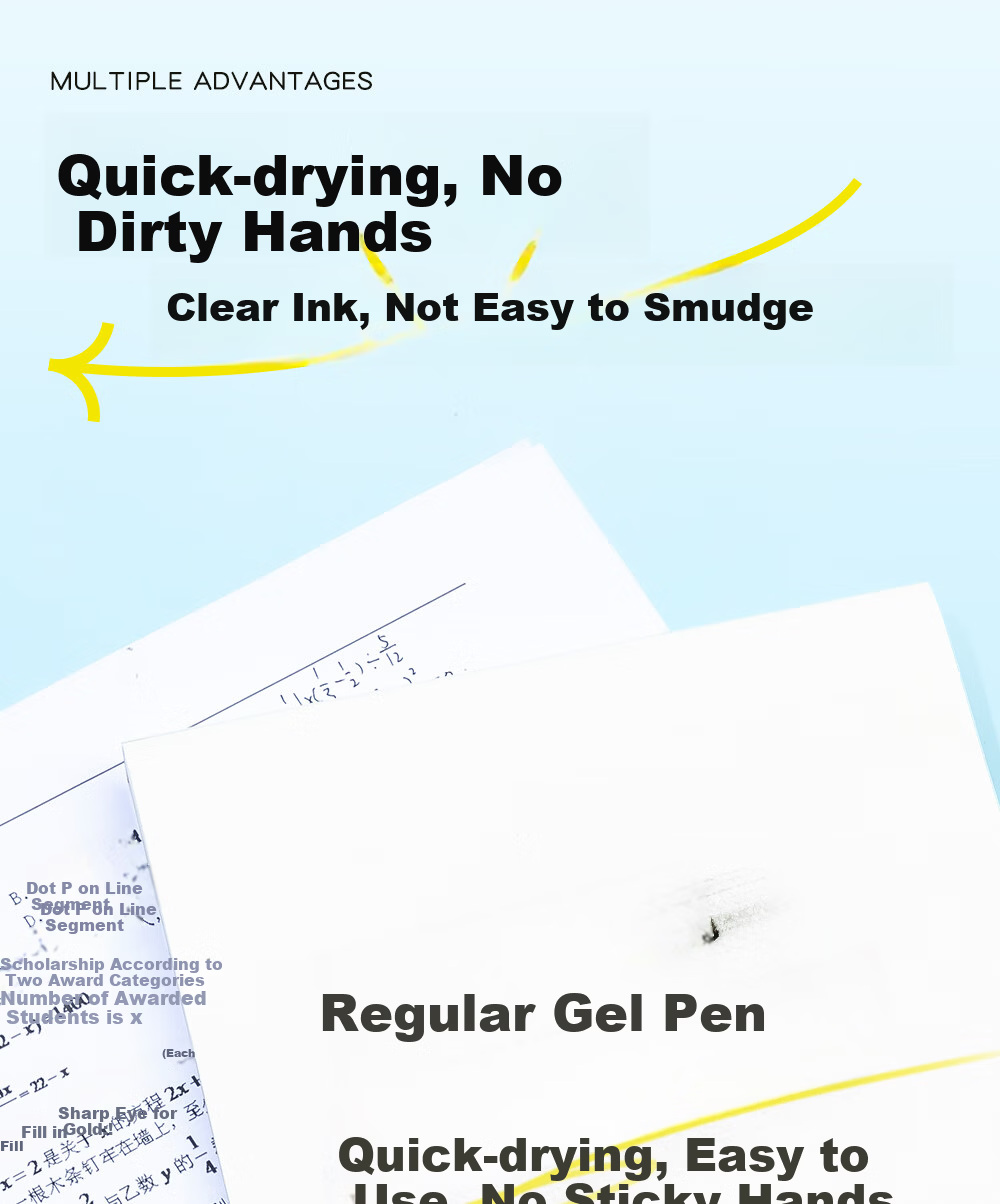M&G Stationery Black 0.5mm Retractable Gel Pen, Quick-Dry Signature Pen for Students, 12pcs/Box AGPH7706A 5