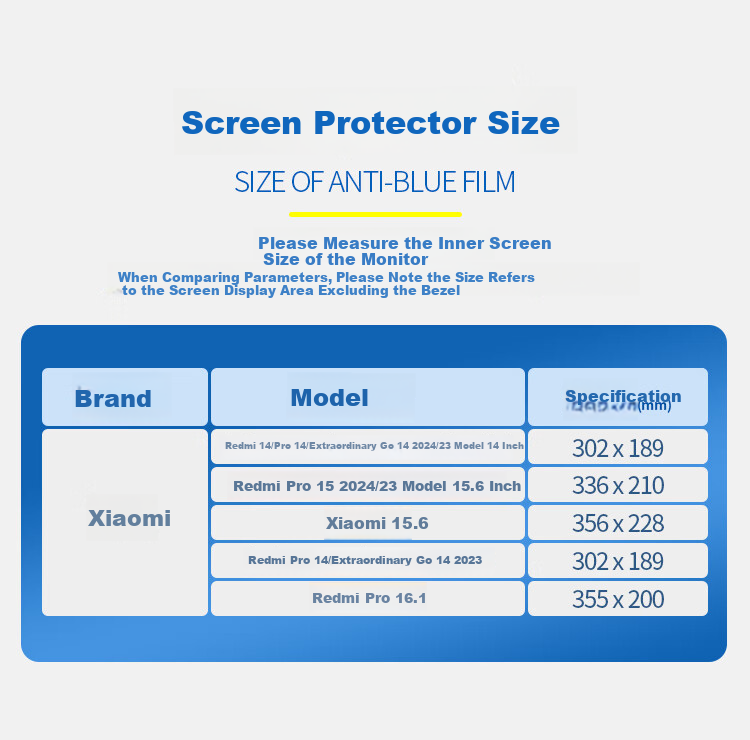JPLAYER Keyboard Cover and High-Transparency Screen Protector Set for Xiaomi RedmiBook 14 2024 Laptop, Easy-to-Apply Scratch-Resistant Film 4