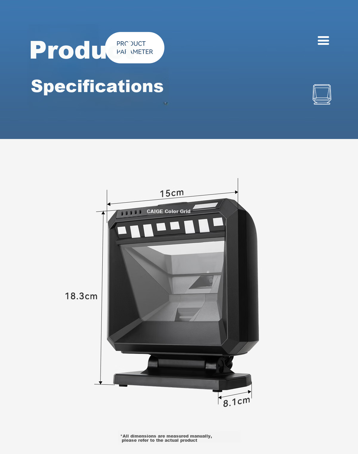 Caige Pharmaceutical Traceability Code Scanner Batch Barcode Scanner Hospital Pharmacy Clinic UDI Traceability Code Scanner Drug Supervision Medical Insurance Code Scanner Platform 12