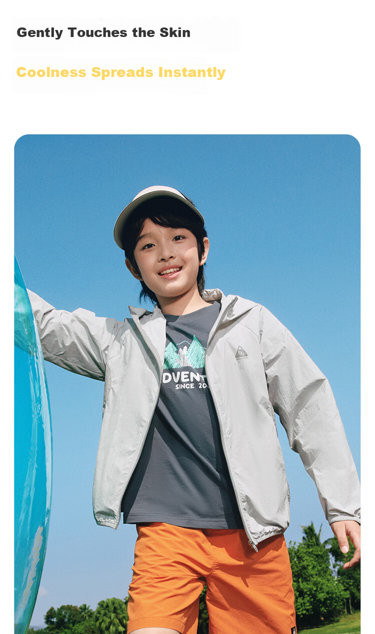 Balabala Kids Sun Protection Jacket Boys Girls Baby Lightweight Breathable Summer 2026 UPF100+ Parent-Child Matching 6