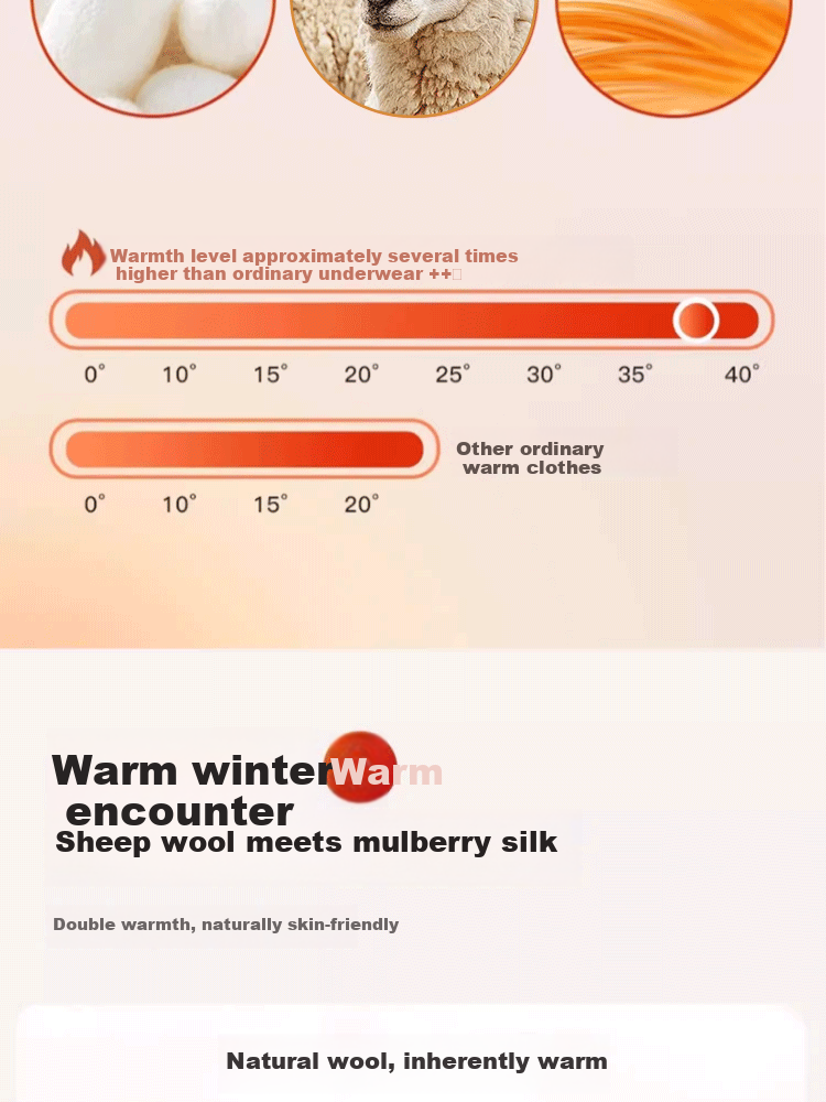 Ziyouxi Women's Autumn Winter High-Waist Thermal Wool and Silk Antibacterial Fleece-Lined Leggings 10A 3