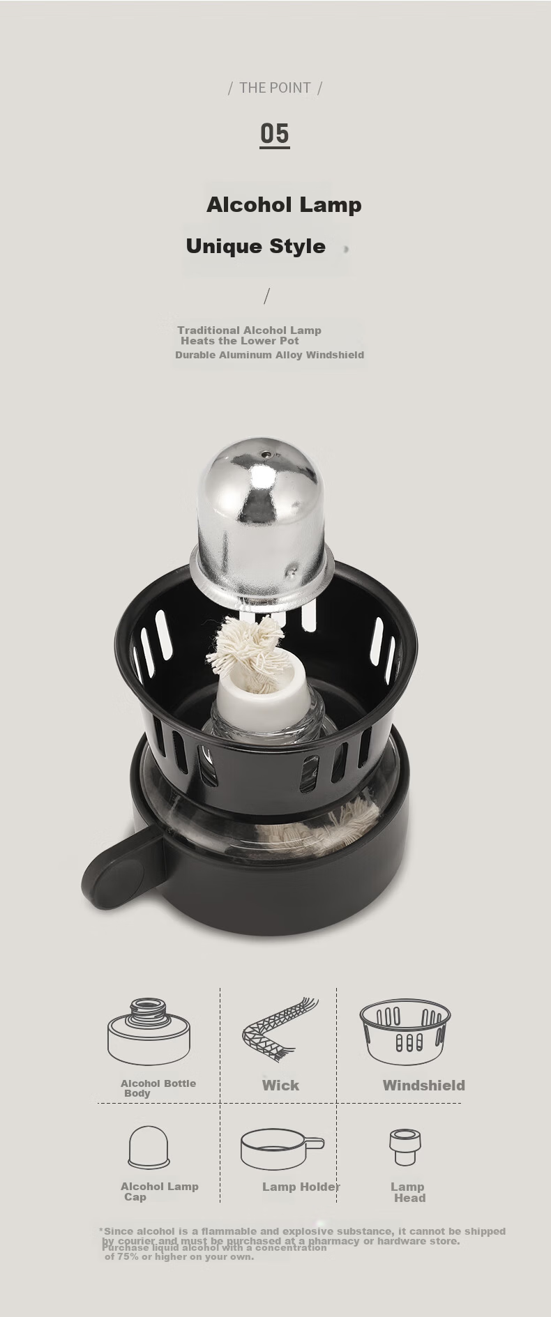 Mongdio Siphon Coffee Maker Home Siphon Coffee Pot Set Manual TCA-3 Cup Gift Box 8