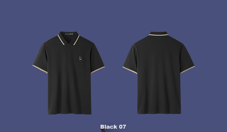 HLAHLA Men's Short Sleeve Three-Body Collaboration Series Cooling Moisture-Wicking Quick-Dry Short Sleeve Shirt Summer 15