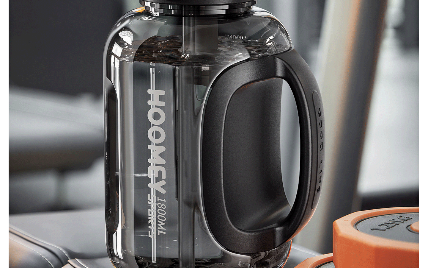 HOOMEY Large Capacity Water Bottle Outdoor Sports Portable Durable High-Temperature Resistant Water Cup 39