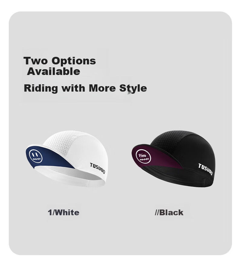 Captain Tas Cycling Cap Road Mountain Bike Helmet Liner Moisture-Wicking Quick-Dry Unisex Spring Summer Sun Protection Cycling Hat 10