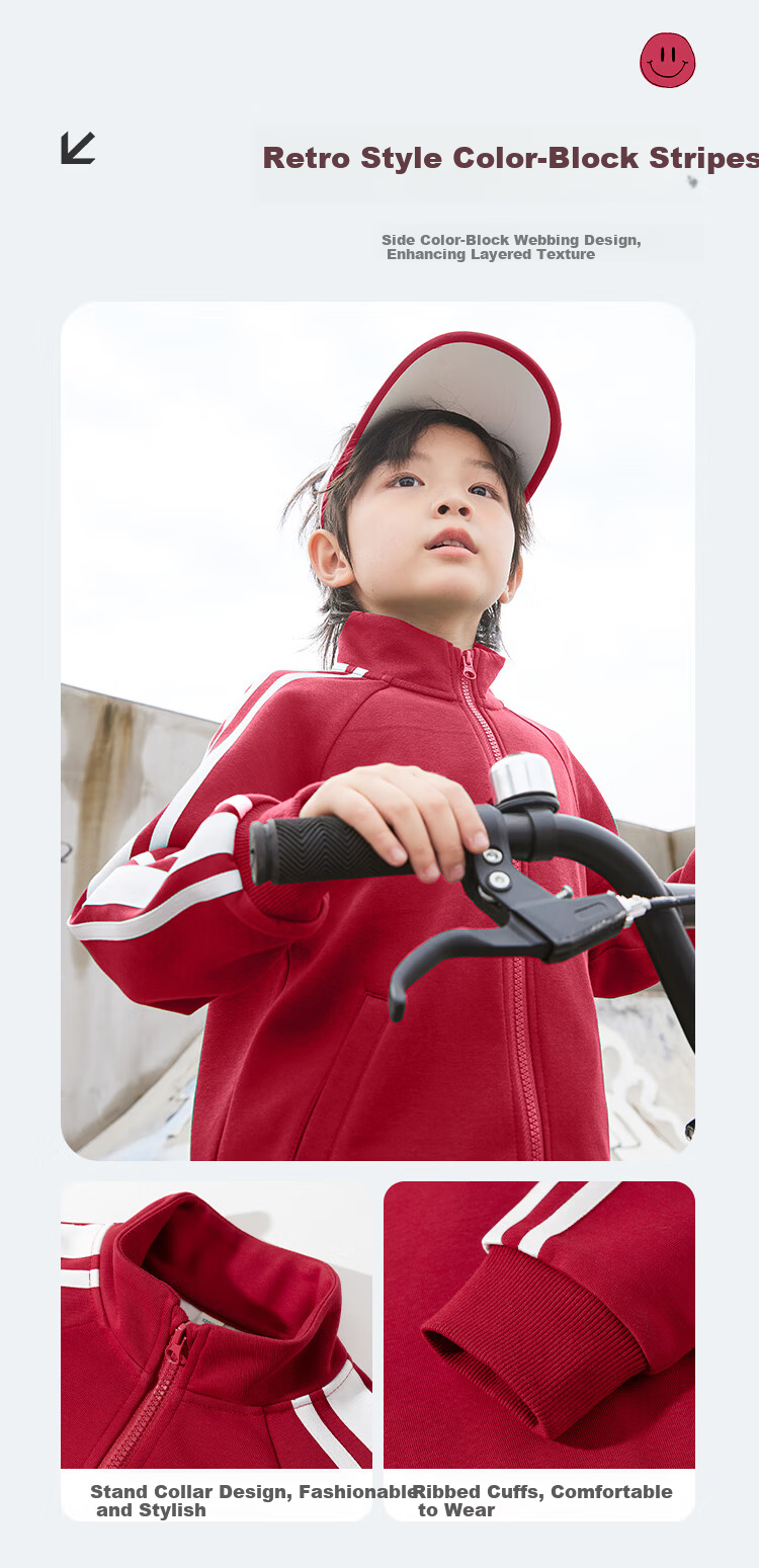 JEANSWEST Kids Sports Set 2025 Boys Spring Clothes Casual Two-Piece Girls Spring Autumn Jacket 2