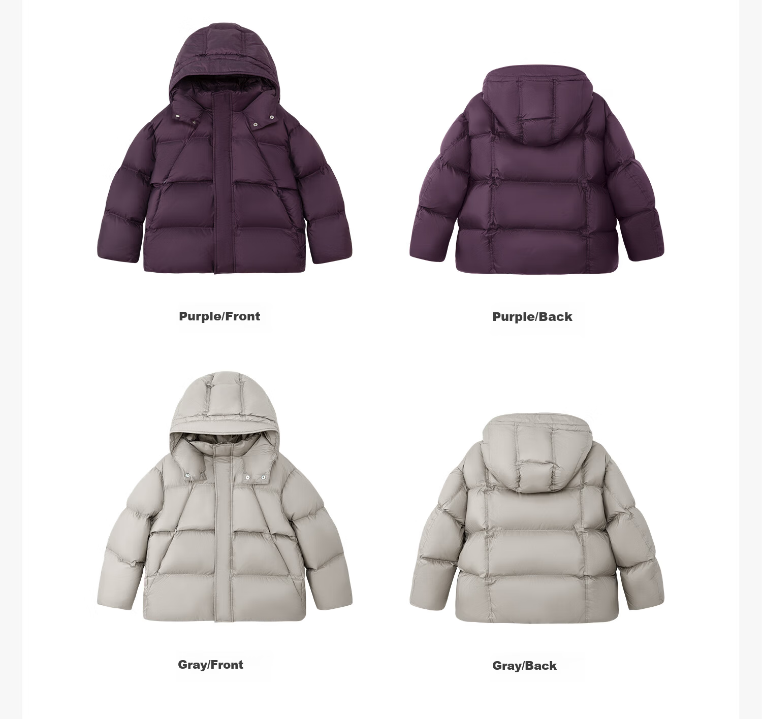 Zoxi Girls' Down Jacket Winter New Children's Three-Proof Hooded Puffer Coat Red 150 Festive Outfit 23