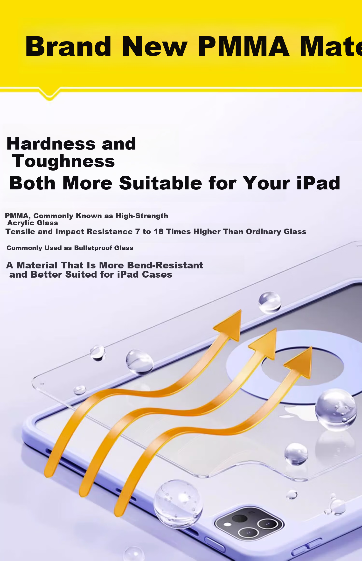 Baseus iPad Pro Case Apple Tablet Protective Cover [Heightened Design | Magnetic Detachable] Compatible with 2025/24 iPad Pro 13-inch 3
