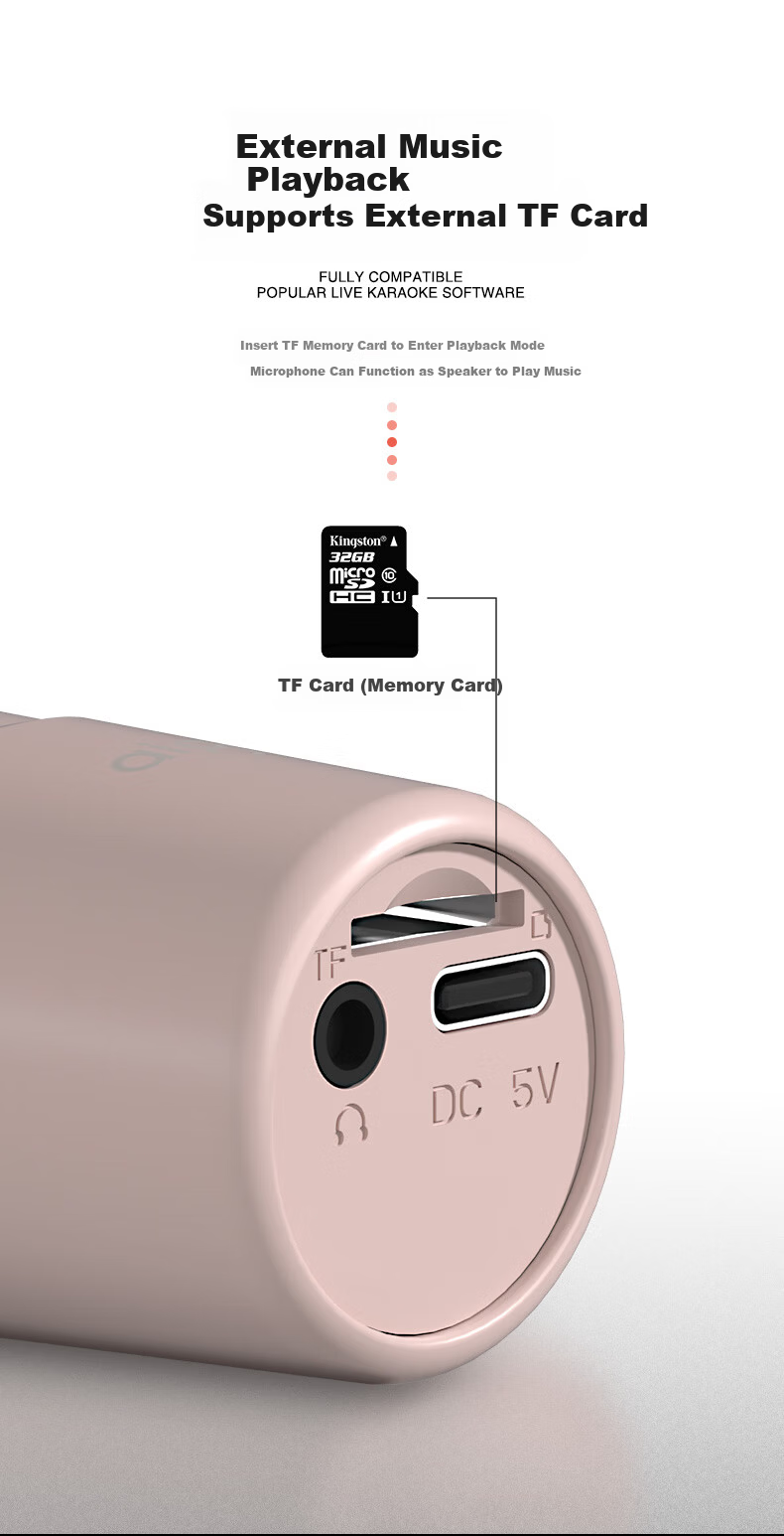 Aigo K2 China Red Wireless Microphone Home KTV Voice Changer Karaoke Speaker TV Douyin Live Noise-Cancelling Bluetooth Singing Handheld Microphone All-in-One Entertainment System 12