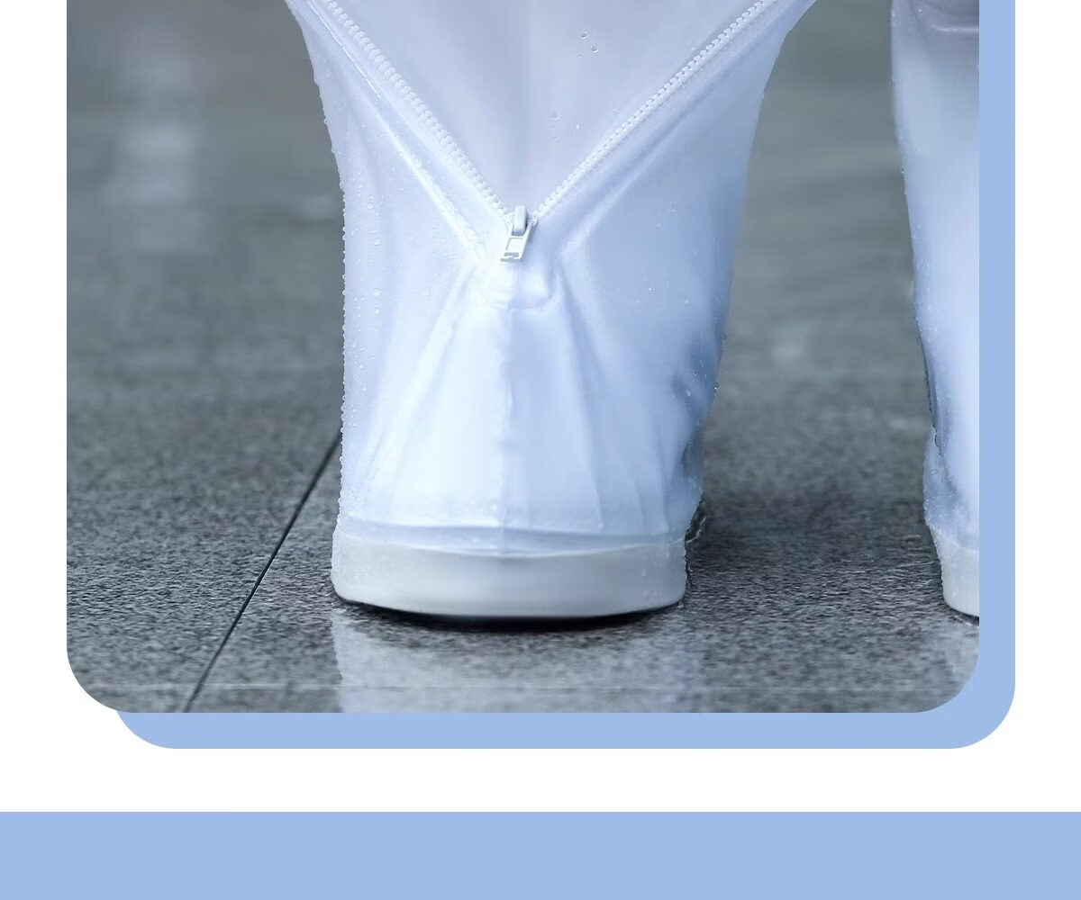 Kelorock Waterproof Sandproof Rain Shoe Covers Outdoor Snowproof Non-slip Wear-resistant Adult Mid-High Boot Covers 7