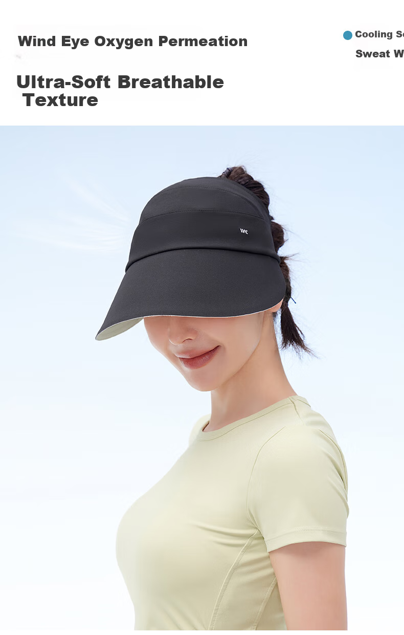 VVC Sun Hat for Women, Summer Wide Brim UV Protection Sun Hat, Ponytail-Friendly Fisherman Sun Hat for Travel, Ice Mist Pink 4