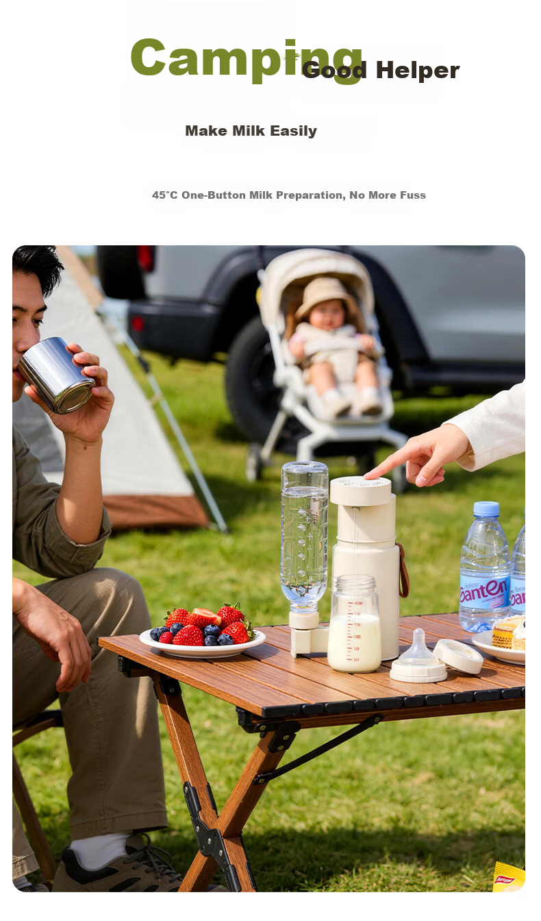 Midea [Price Protection 618] Portable Instant Hot Water Dispenser, Compact Household Electric Kettle, Travel-Friendly Foldable Portable Electric Kettle, Touch-Controlled Rapid Heating for Global Voltage 5