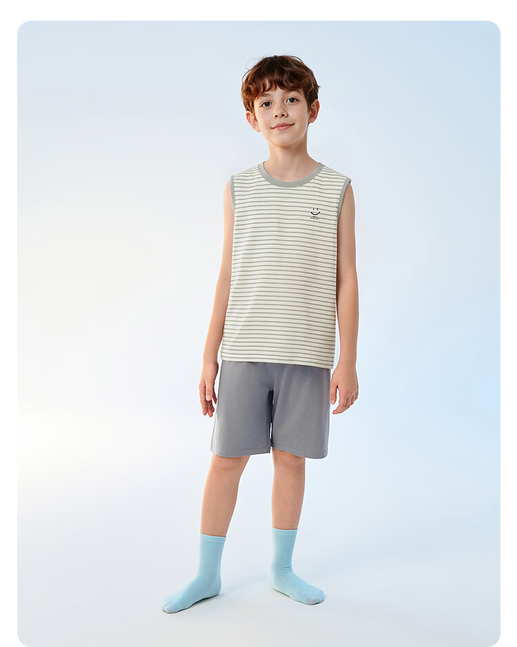 Balabala [balaOne] Children's Vest Unisex Baby Sleeveless Innerwear Top for Kids 19