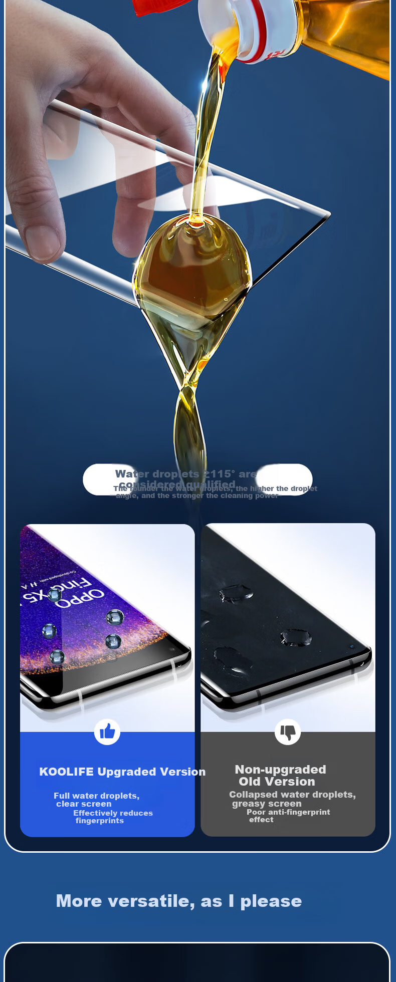 KOOLIFE Anti-Chip Tempered Glass Screen Protector for OPPO Find X9 Ultra, Full Coverage Ultra-Thin HD Anti-Drop and Anti-Fingerprint Film 10