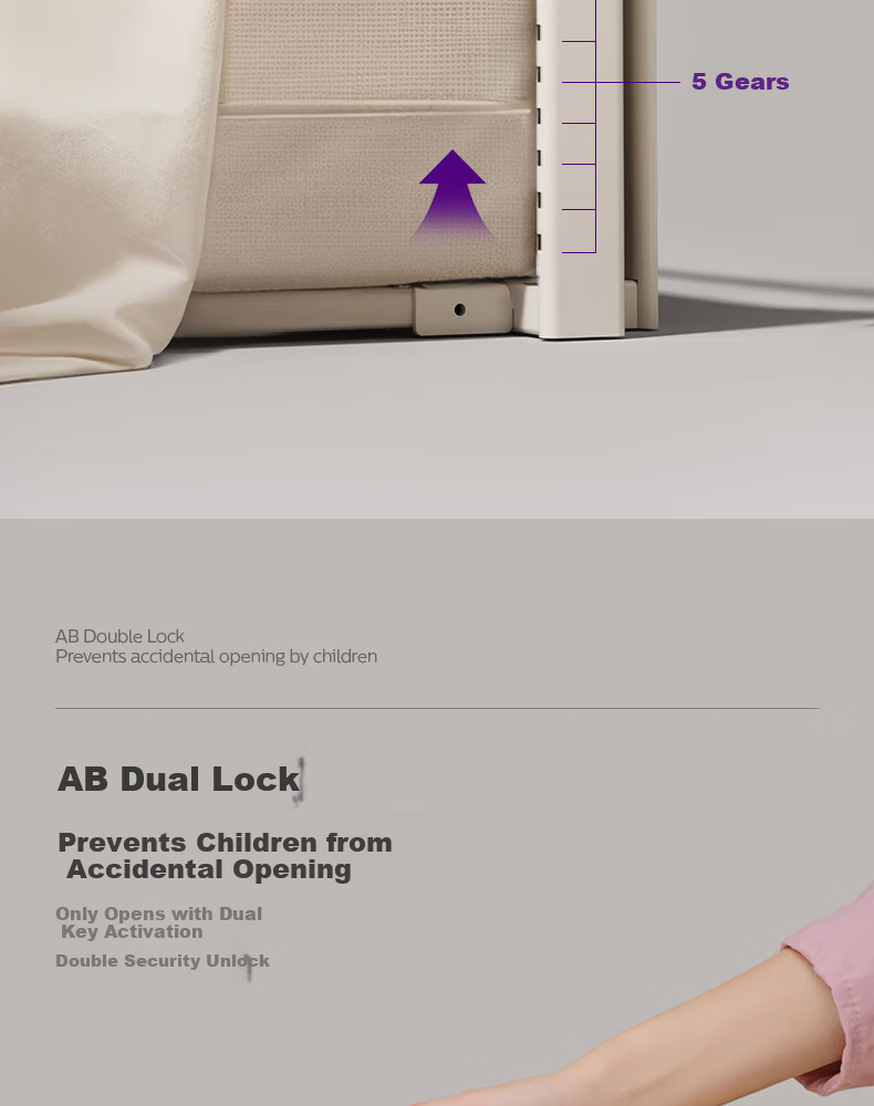 Philips Avent Baby Bed Rail Seamless Fence Bed Guardrail Baby Bedside Anti-Fall Connector Anti-Pinch Anti-Drop 1.5M 17