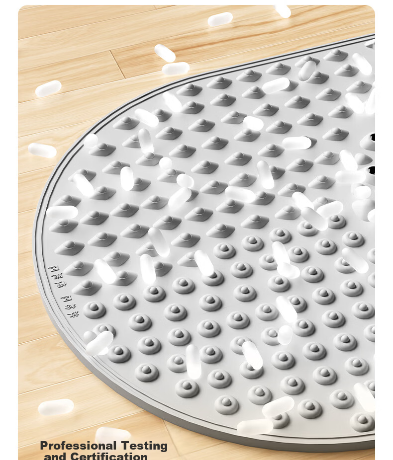 PEAK Five-Zone Soft Rubber Acupressure Foot Massage Mat Slow Running Foot Sole Acupoint Silicone Circulation Pad 11