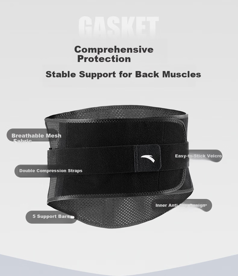 ANTA Waist Support Belt for Lumbar Disc Herniation, Unisex, Pink M, Sports Waistband for Sitting, Fitness, Running, and Squat Support 3