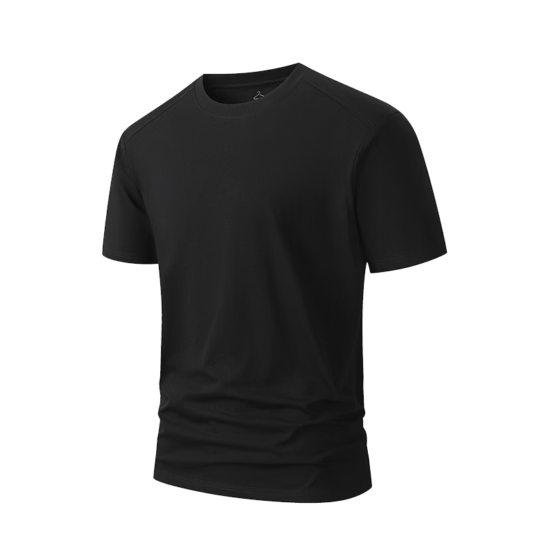 Clothing Cool Feeling Breathable Moisture-Wicking Skin-Friendly Stretch Comfortable Unisex T-Shirt Sports Short Sleeve Couple Style Khaki XL