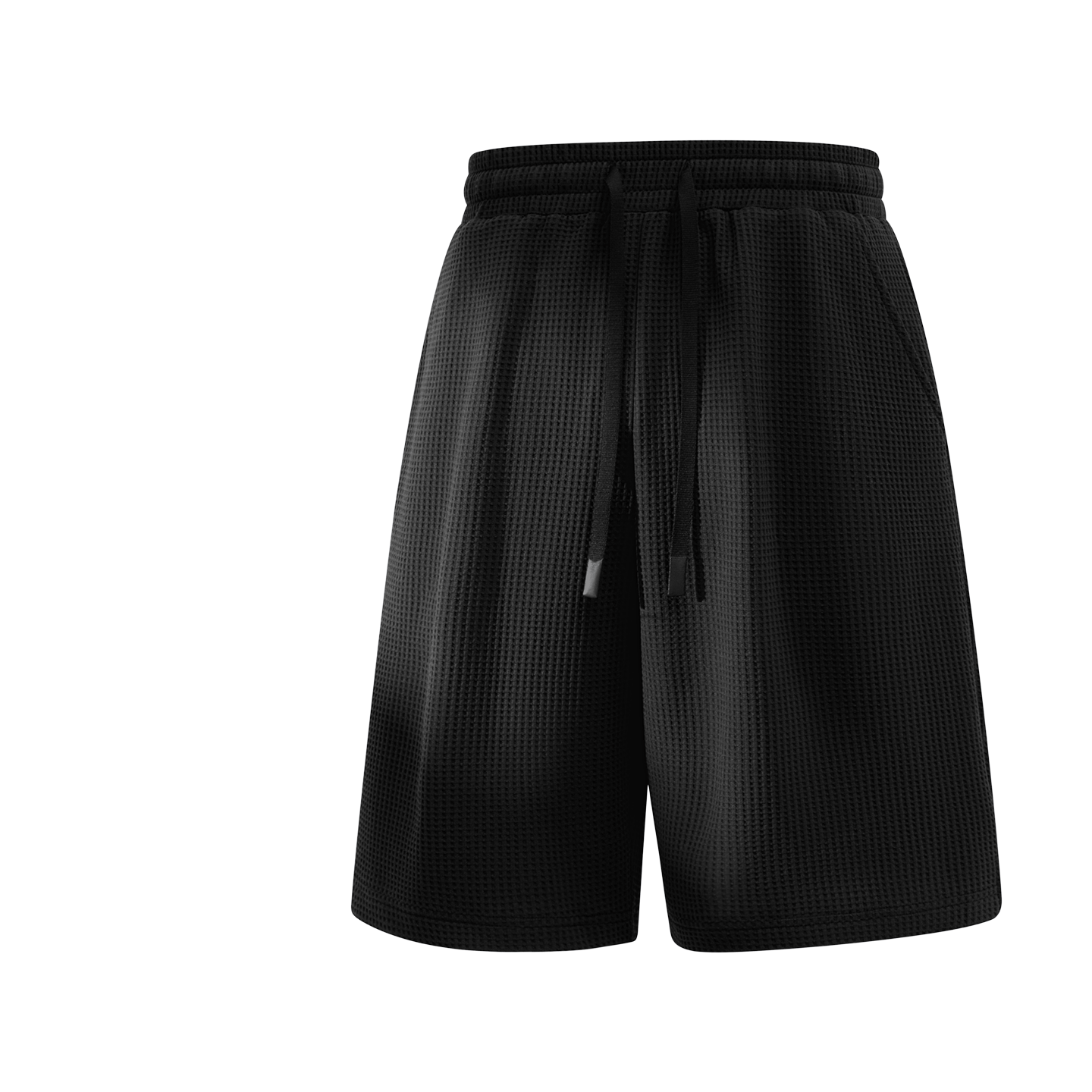 Warrior Men's Casual Shorts Summer New Ice Silk Quick-Dry Sports Five-Point Pants Black XL