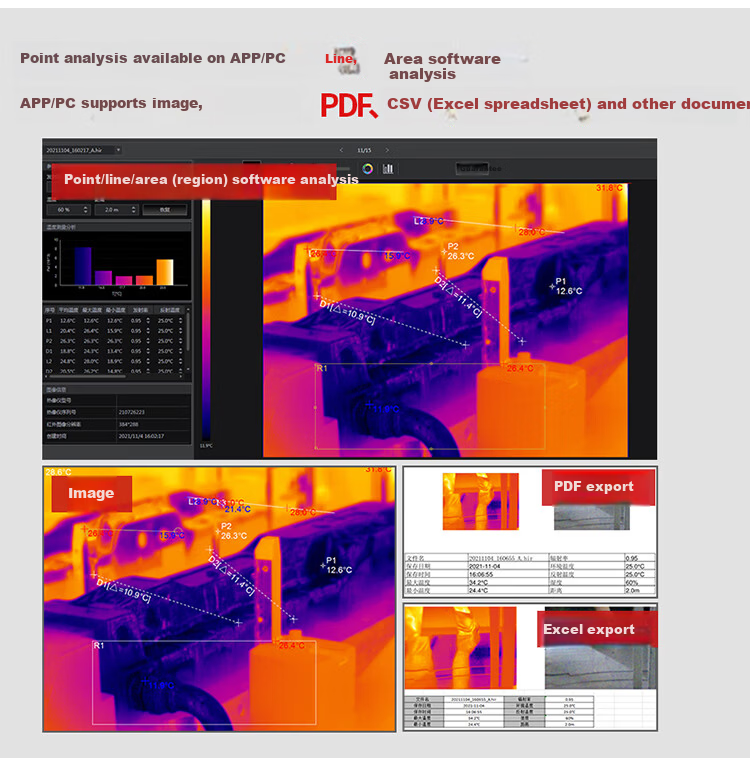 CEM DT-9887H Infrared Thermal Imager HD Floor Heating Electrical Leakage Detection Thermal Camera Touchscreen Smart Connectivity 10