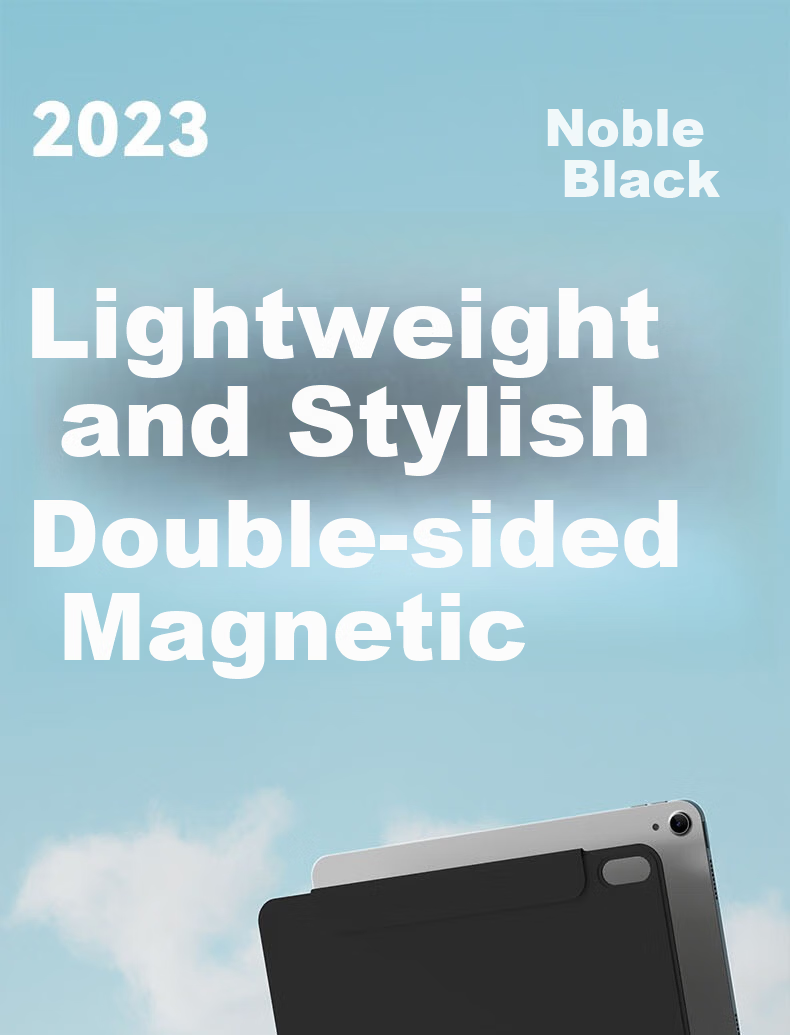Zoyu Compatible with Apple 2025 A16 Chip iPad 11 Protective Case Y-Fold Double-Sided Magnetic Closure Universal iPad 10 Tablet Cover Premium Black 1