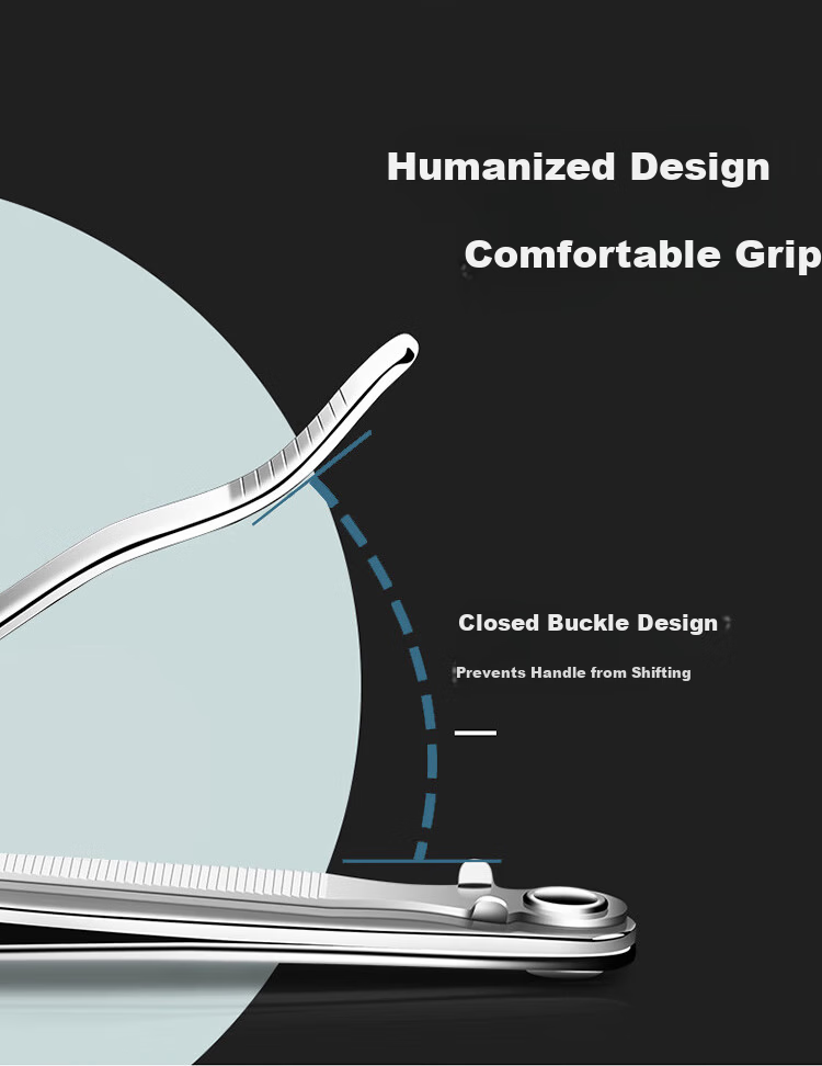 UPLUS Nail Clipper with File Sharp Durable Adult Nail Cutter 5